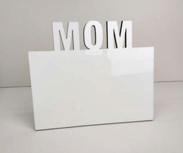 180*150*5mm Mother's Day Party Gift MOM Thermal Transfer Blank Photo Plate Dye Sublimation Lettering Album Image Processing
