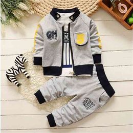 Arrival Autumn and Spring Baby Boy Casual Sets Toddler Clothes 210528