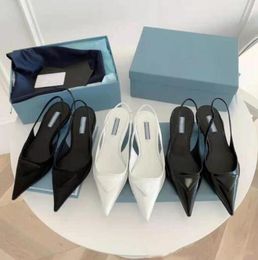 Original luxury designer brand pointed sandals, the latest fashion women's leather pumps high heel , formal shoes with boxes