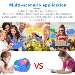 party favor 30cm large size luminous world map shape giant jigsaw puzzle push bubble silicon popular game fingertip sense 2023