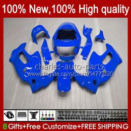 Body For HONDA VTR1000F SuperHawk VTR 1000 Glossy blue VTR-1000F 1997 1998 1999 2000 2001 2002 2003 2004 2005 51No.122 VTR1000 F 1000F 97 98 99 00 01 02 03 05 OEM Fairing