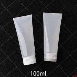 100g Empty Cosmetic Women Tube Plastic Soft Squeeze Bottle Lotion Container Aloe Cream Travel Packaging Free Shippinggood qtys