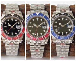 3 Colours Watch Super GMFactory Version 904L Steel Mens Automatic Cal. 3285 Ceramic Men Gmt Watches Sport Diving Wristwatches