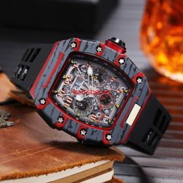 2022 Mens Watch Fashion Waterproof High Quality Stainless Steel Case All Dial Work Rubber Watchband Quartz Movement Analogue Montre De Luxelaw