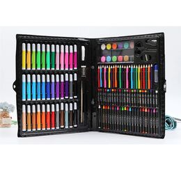 Children Watercolor Pen Painting Set Children's Drawing Watercolor Pen Crayon Paintbrush Colored Pencil Set For Children Student