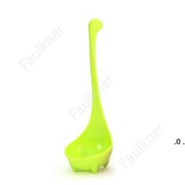 Cooking Utensils Cartoon Spoons Cute Plastic Long Handle Spoon Dinosaur Soup tools Kitchen Accessories Tableware sea shipping DAF306