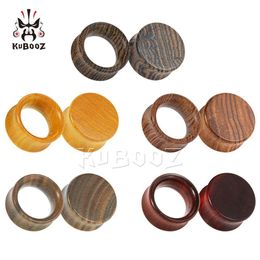 Whole Price Design Horn Flat Wood Ear Piercing Plugs Stretchers Earring Tunnels Gagues Body Jewellery Gift 30PCS