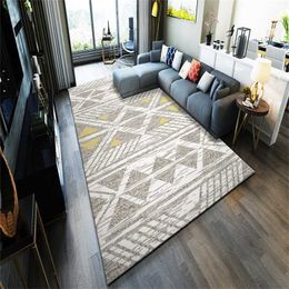 living room carpet Nordic home Decor furry rug bedroom bed table and bath Lounge carpets non-slip children area soft Large rugs 211204