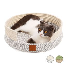 Round Cat Scratcher Bed Cushion Basket Cotton Durable Cat Scrapers And Beds For Cats Dog Scratch Board Pad Rascador Gato