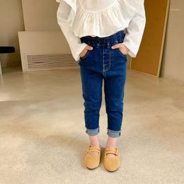 Jeans 2022 Autumn Arrival Girls Fashion Denim Pants Kids Korean Design