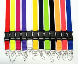 Cell Phone Straps & Charms Wholesale 10pcs Clothing brand Logo Lanyard Detachable Keychain ID mixed colros