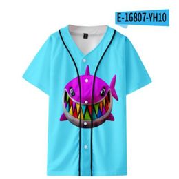 Baseball Jerseys Mens 3D Printed Baseball Shirt Unisex Short Sleeve t shirts 2021 Summer T shirt Good Quality Male O-neck Tops 050