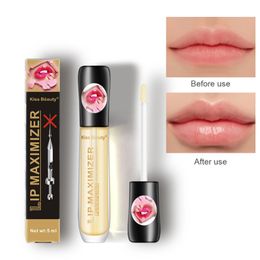Transparent Lip Plumper Oil Moisturising Diminishing Lip Gloss 5ml Kiss Beauty Lip Plumper