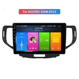 video phone mp3 Canada - Android10.0 Quad Octa 1+16G 9" Car DVD Player with GPS Navigation for honda ACCORD 2008-2013 SWC BT Wifi Radio 1080P