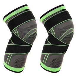 Elbow & Knee Pads 1PCS Pressurised Elastic Support Fitness Gear Basketball Volleyball Brace Protector Running Pad