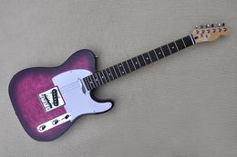 Purple body Electric Guitar with Chrome hardware,Rosewood fingerboard,Provide customized services