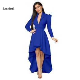 Descuento Vestido Elegante Largo Trasero Corto Delantero 2022 en venta en  DHgate.com