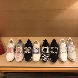 2021 En Kaliteli Tasarımcılar Ayakkabı Kadın Rahat Ayakkabılar Bayan Sneakers Moda Nefes Açık Platformu Düz Casuals Eğitmen Sneaker Platformları Beyaz Siyah