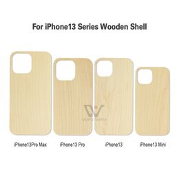 New Phone Case 2021 Eco Friendly Recyclable Wooden Phones Cases Luxury Blank Sublimation Cover For iPhone 13 Mini Pro Max