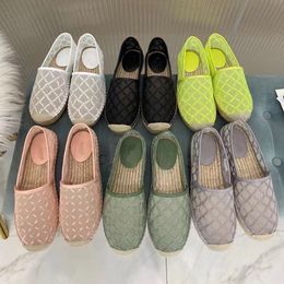 top quality Casual Shoes designer classic fisherman's shoes and half slippers luxury flat Real Leather mesh G letter shoes loafers