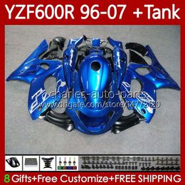 Bodywork +Tank For YAMAHA Thundercat YZF600R YZF Metal blue 600R 600 R 1996 1997 1998 1999 2000 2001 Body 86No.148 YZF-600R 96 02 03 04 05 06 07 YZF600-R 96-2007 Fairing