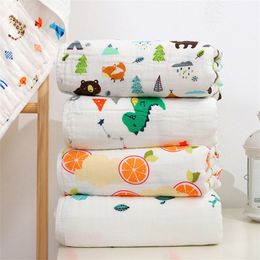 120cm*110cm Blanket Muslin Swaddle Baby Cotton Baby Swaddles Blanket Baby Muslin Blanket 120 Muslin Diaper 2448 Q2