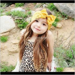 Cute Girl Kids Bow Hairband Turban Headband Headwear Lace Hairband White Pink Purple Red With Opp Bag Paclage Aywz1 Hwctk