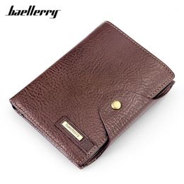 large wallets for men UK - Wallets Baellerry Large Capacity Men Hasp Wallet Brand Designer Card Holder Passcard Pocket Brown Male Leather Coin Purse Man1