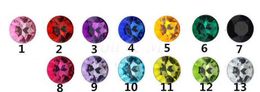 168G Large size metal jeweled huge butt plug steel crystal anal plug beads 13 color for choose Adult Sex Toys for Women and Men Y1029