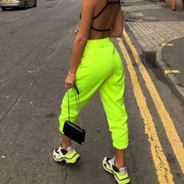 Meihuida Women Casual Sweatpants Jogger Dance Harem Pants Sports Baggy Trousers solid color Sports Fitness Fants Gym Wear Y211115