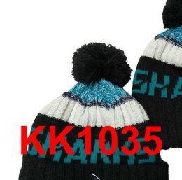 2021 Wings Hockey Red Beanie North American Team Side Patch Winter Wool Sport Knit Hat Skull Caps A