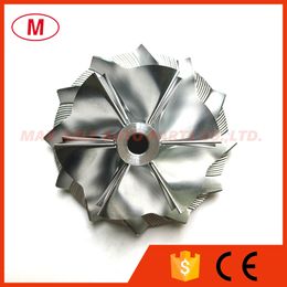 TD05H 52.56/70.01mm 6+6 blades Performance Turbocharger Turbo Billet compressor wheel/Aluminum 2618/Milling wheel for Cartridge/CHRA/Core