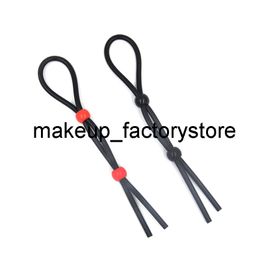 Massage Adjustable Penis Ring Rope Sex Toys for Adults Men Silicone Ejaculation Delay Cock Scrotum Male Lasting Cockring