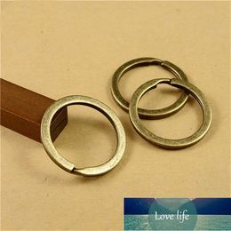 20pcs Antique Bronze/Rhodium Keyring Findings 28mm/30mm Keychain Circle Fit DIY Keychain Ring Circles Accessories