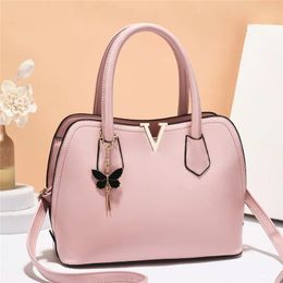 Designer Handbags Women Designers Tote Bags Travelling Bag High Quality Shoulder Handbag Plain Casual Travel Tote-bag with Long Strap 6colors PU Leather