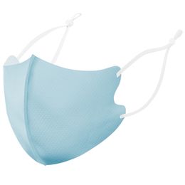 Summer Ice Cool Silk Cotton Mask Anti Dust Face Cover Respirator Dustproof Anti-bacterial Washable Reusable