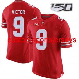 Stitched Men's Women Youth Ohio State Buckeyes #9 BinjiMen's Women Youth Victor Red NCAA 150th Jersey Custom any name number XS-5XL 6XL