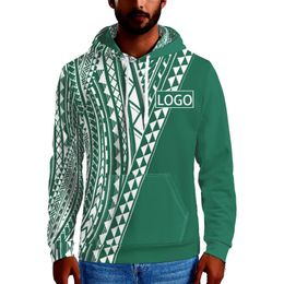 Men's Hoodies & Sweatshirts Polynesian Personalised Style Print With Name And Number For Boys Clothing Autumn Winter Pullovers Long