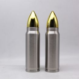 Bullet Drink Bottle Travel Thermoses Stainless Steel thermos Flasks waterbottle Insulation Vacuum thermo cup WLL566