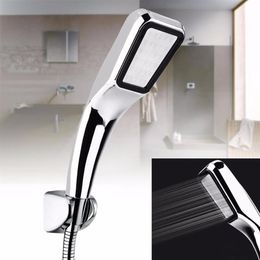 showerhead chrome hand hold shower head 300 hole Bathroom Water Booster Saving high Pressurised ABS Powerfull Boosting Spray