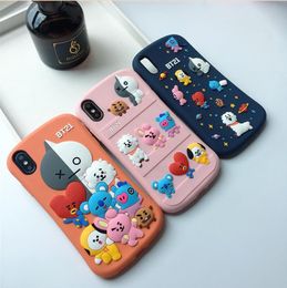 cartoon animals silicon Phone Cases for iPhone11 12 pro max X XS XR XS7/8Plus