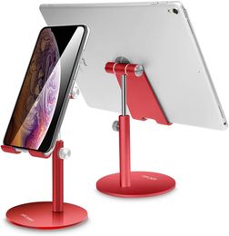 Adjustable Tablet Stand, Universal Multi-Angle & Height Adjustable Stand, Aluminium Desktop Stand Holder Compatible with New iPad Pro 12.9,Other Smartphones and Tablets