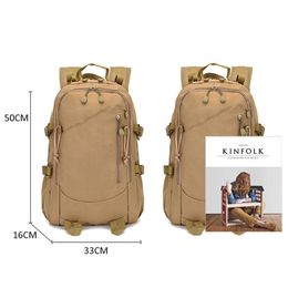 40L Men Camping Backpack Military Tactical Bag Male Hiking Rucksack Army Molle Bag Camouflage Hunting Outdoor Bag Q0721