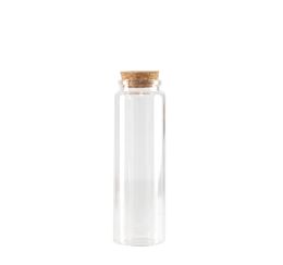 2021 5OZ Empty Clear Glass Bottles Vials with Cork Stopper Storage Jars 47mm Bottle Diameter 47x120x33mm 150ml