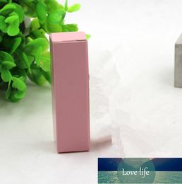2*2*7.1cm 100Pcs/ Lot Pink Craft Paper Pack Boxes Kraft Paper Event Box For Lipstick Perfume Cosmetic Lip Cream Bottle Package