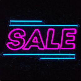 SALE Sign Store Restaurant Bar beautiful cool nice Gift shop Door Decoration Board LED Neon Light 12 V Super Bright