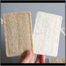 Brushes, Sponges Scrubbers Bathroom Aessories Home & Garden100Percent Biodegradable Bath Exfoliating Pads Natural Dish Luffa Kitchen Vegen Lo