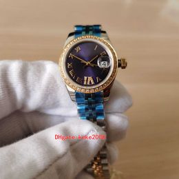 Ladies Wristwatches Women's WF 278381RBR 278381 28mm Stainless Two tones ETA CAL.2617 Movement jubilee Mechanical Automatic Womens Watch Watches