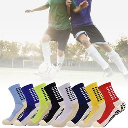 Men's Anti Slip Football Socks Athletic Long Socks Absorbent Sports Grip Socks For Basketball Soccer Volleyball Running