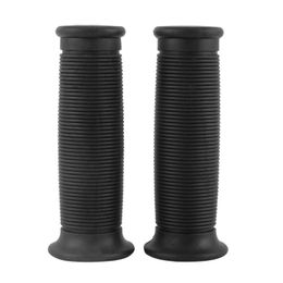 Handlebars 1 Pair Of 22mm/25mm Universal Motorcycle Vintage Hand Grips Black